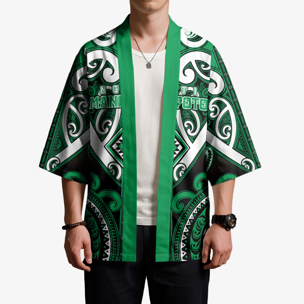 Custom Aotearoa Ngati Maniapoto Kimono Maori Tribal Pattern LT05 - Polynesian Pride