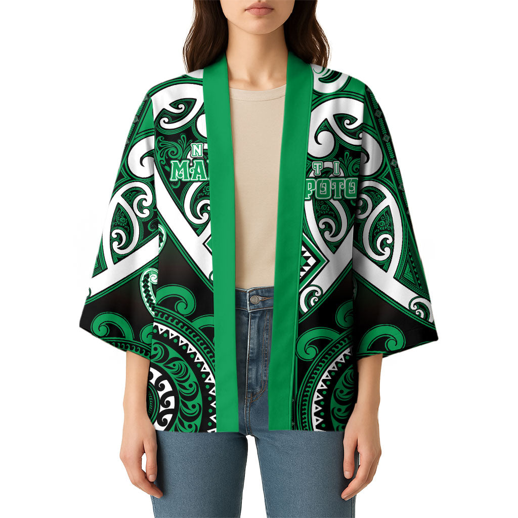 Custom Aotearoa Ngati Maniapoto Kimono Maori Tribal Pattern LT05 - Polynesian Pride
