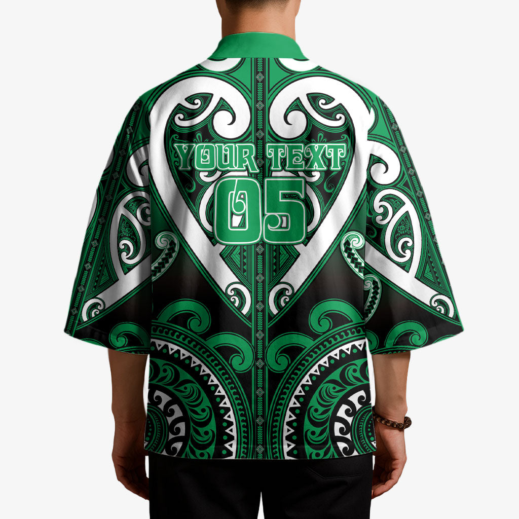 Custom Aotearoa Ngati Maniapoto Kimono Maori Tribal Pattern LT05 - Polynesian Pride