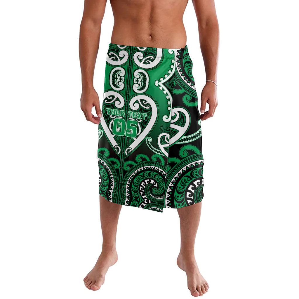 Custom Aotearoa Ngati Maniapoto Lavalava Maori Tribal Pattern LT05 Green - Polynesian Pride