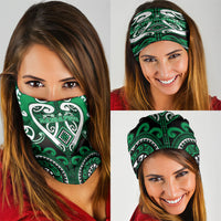 Aotearoa Ngati Maniapoto Neck Gaiter Maori Tribal Pattern LT05 - Polynesian Pride