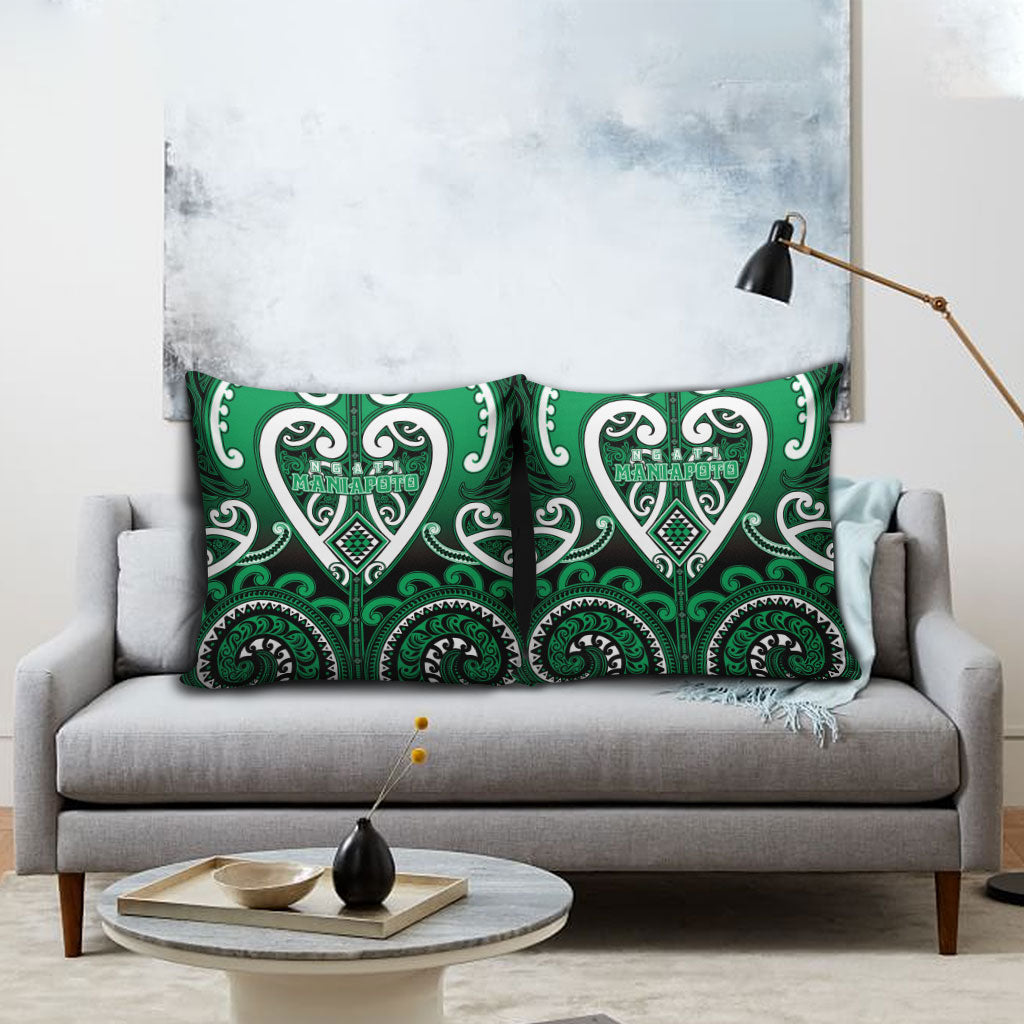 Aotearoa Ngati Maniapoto Pillow Cover Maori Tribal Pattern LT05 - Polynesian Pride