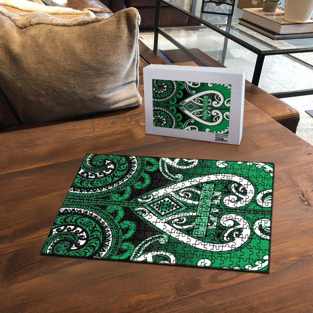 Aotearoa Ngati Maniapoto Puzzle Maori Tribal Pattern LT05 - Polynesian Pride