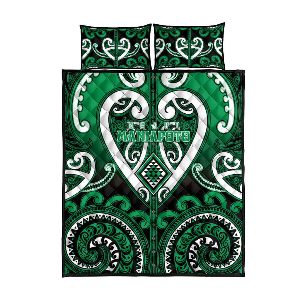 Aotearoa Ngati Maniapoto Quilt Bed Set Maori Tribal Pattern LT05 - Polynesian Pride