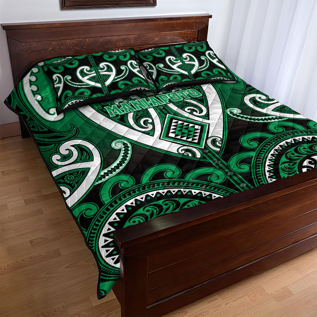 Aotearoa Ngati Maniapoto Quilt Bed Set Maori Tribal Pattern LT05 - Polynesian Pride