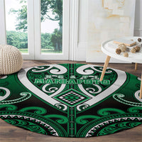 Aotearoa Ngati Maniapoto Round Carpet Maori Tribal Pattern LT05 - Polynesian Pride