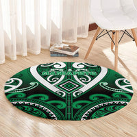 Aotearoa Ngati Maniapoto Round Carpet Maori Tribal Pattern LT05 - Polynesian Pride
