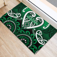 Aotearoa Ngati Maniapoto Rubber Doormat Maori Tribal Pattern LT05 - Polynesian Pride