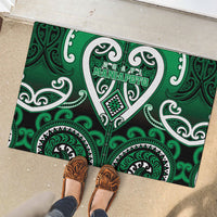 Aotearoa Ngati Maniapoto Rubber Doormat Maori Tribal Pattern LT05 - Polynesian Pride
