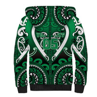 Custom Aotearoa Ngati Maniapoto Sherpa Hoodie Maori Tribal Pattern LT05 - Polynesian Pride
