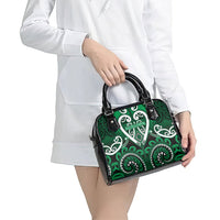 Aotearoa Ngati Maniapoto Shoulder Handbag Maori Tribal Pattern LT05 - Polynesian Pride