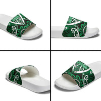 Aotearoa Ngati Maniapoto Slide Sandals Maori Tribal Pattern LT05 - Polynesian Pride