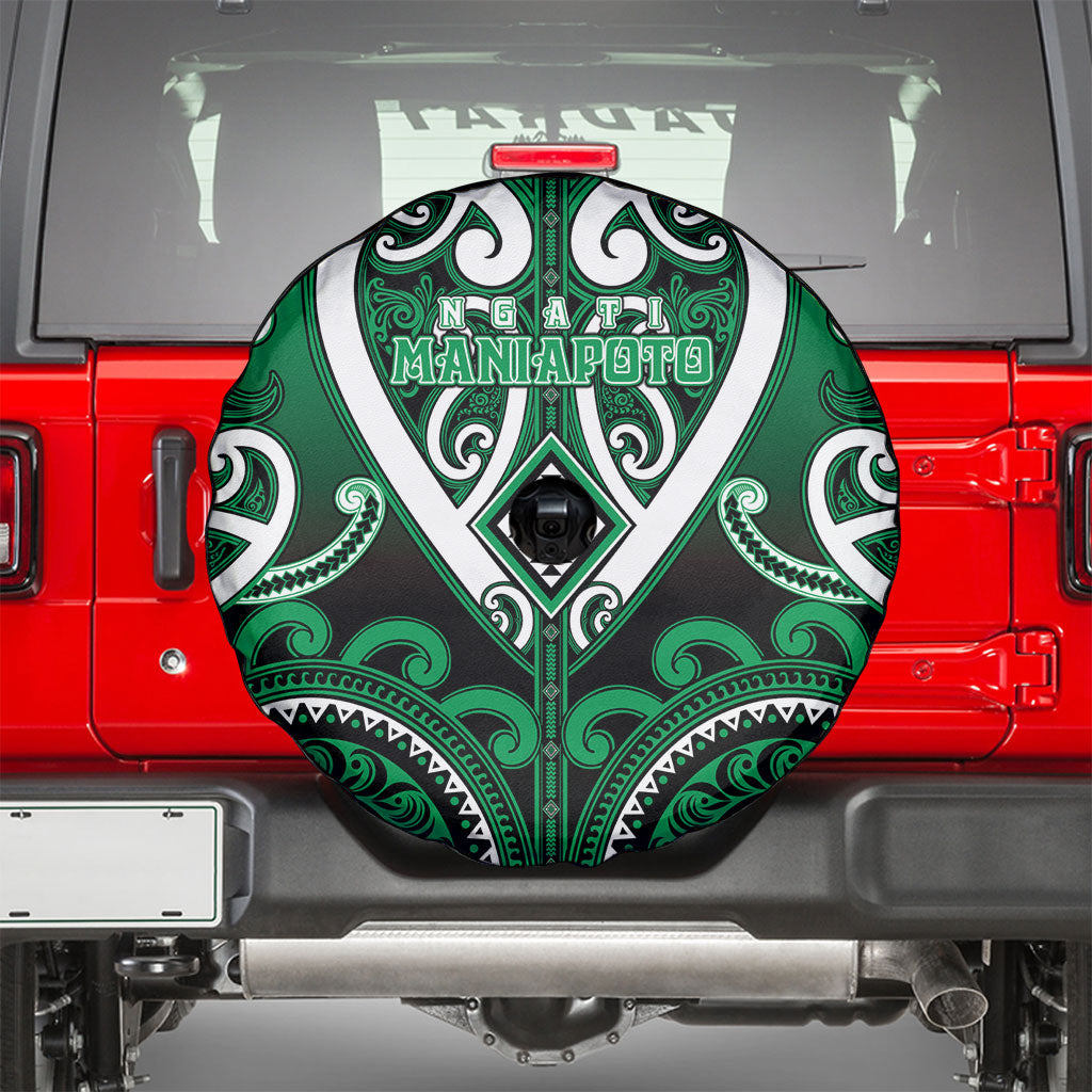 Aotearoa Ngati Maniapoto Spare Tire Cover Maori Tribal Pattern LT05 - Polynesian Pride