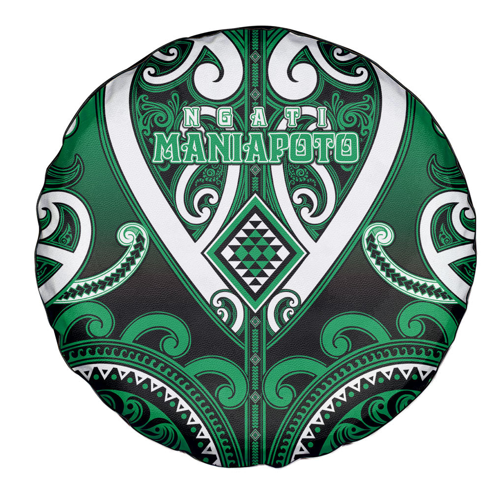 Aotearoa Ngati Maniapoto Spare Tire Cover Maori Tribal Pattern LT05 - Polynesian Pride