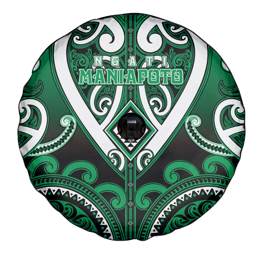 Aotearoa Ngati Maniapoto Spare Tire Cover Maori Tribal Pattern LT05 - Polynesian Pride