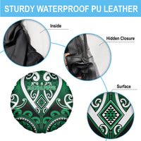 Aotearoa Ngati Maniapoto Spare Tire Cover Maori Tribal Pattern LT05 - Polynesian Pride