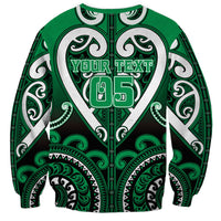 Custom Aotearoa Ngati Maniapoto Sweatshirt Maori Tribal Pattern LT05 - Polynesian Pride