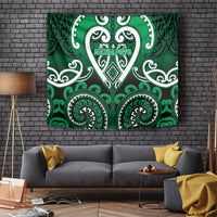 Aotearoa Ngati Maniapoto Tapestry Maori Tribal Pattern LT05 Green - Polynesian Pride