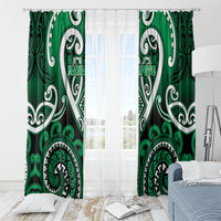 Aotearoa Ngati Maniapoto Window Curtain Maori Tribal Pattern LT05 - Polynesian Pride