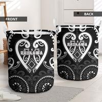 Aotearoa Ngati Raukawa Laundry Basket Maori Tribal Pattern LT05 - Polynesian Pride