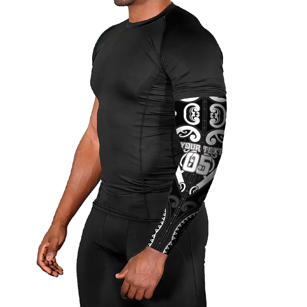 Custom Aotearoa Ngati Raukawa Arm Sleeves Maori Tribal Pattern LT05 - Polynesian Pride