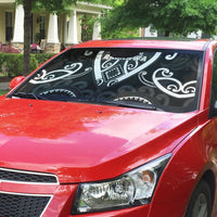 Aotearoa Ngati Raukawa Auto Sun Shade Maori Tribal Pattern LT05 - Polynesian Pride
