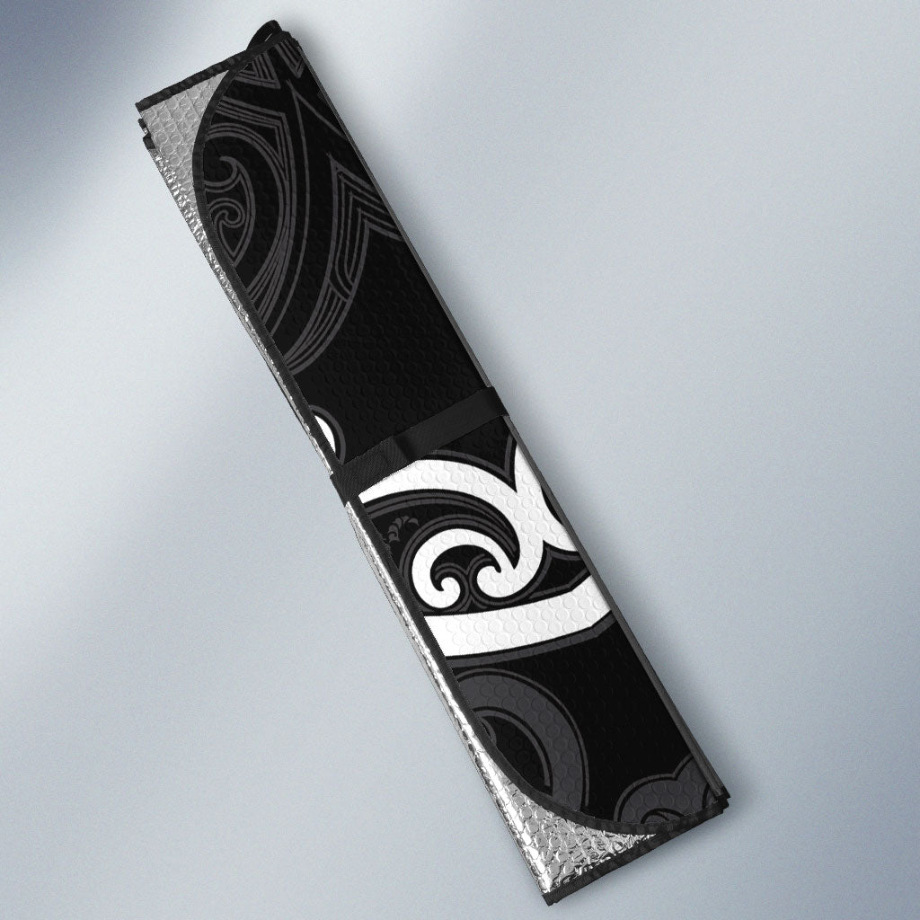 Aotearoa Ngati Raukawa Auto Sun Shade Maori Tribal Pattern LT05 - Polynesian Pride
