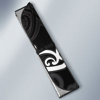 Aotearoa Ngati Raukawa Auto Sun Shade Maori Tribal Pattern LT05 - Polynesian Pride