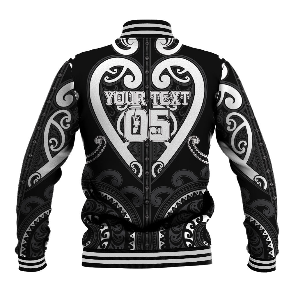 Custom Aotearoa Ngati Raukawa Baseball Jacket Maori Tribal Pattern LT05 - Polynesian Pride