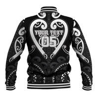 Custom Aotearoa Ngati Raukawa Baseball Jacket Maori Tribal Pattern LT05 - Polynesian Pride