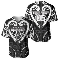 Custom Aotearoa Ngati Raukawa Baseball Jersey Maori Tribal Pattern LT05 - Polynesian Pride