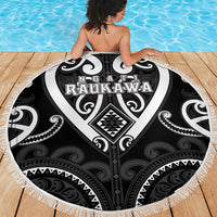 Aotearoa Ngati Raukawa Beach Blanket Maori Tribal Pattern LT05 - Polynesian Pride