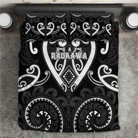 Aotearoa Ngati Raukawa Bedding Set Maori Tribal Pattern LT05 Black - Polynesian Pride