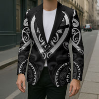 Custom Aotearoa Ngati Raukawa Blazer Maori Tribal Pattern LT05 - Polynesian Pride