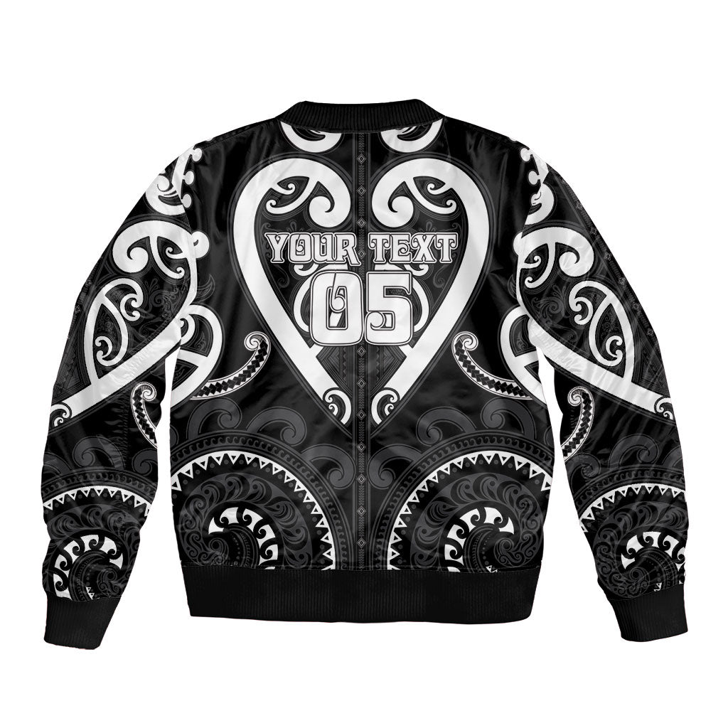 Custom Aotearoa Ngati Raukawa Bomber Jacket Maori Tribal Pattern LT05 - Polynesian Pride