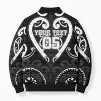 Custom Aotearoa Ngati Raukawa Bomber Puffer Jacket Maori Tribal Pattern LT05 - Polynesian Pride