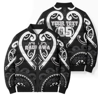 Custom Aotearoa Ngati Raukawa Bomber Puffer Jacket Maori Tribal Pattern LT05 - Polynesian Pride