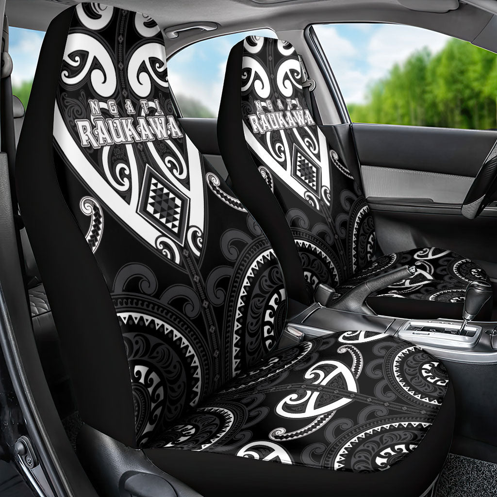 Aotearoa Ngati Raukawa Car Seat Cover Maori Tribal Pattern LT05 - Polynesian Pride