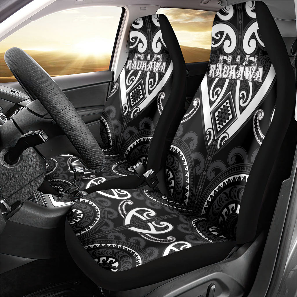 Aotearoa Ngati Raukawa Car Seat Cover Maori Tribal Pattern LT05 - Polynesian Pride