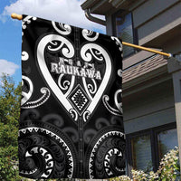 Aotearoa Ngati Raukawa Garden Flag Maori Tribal Pattern LT05 - Polynesian Pride