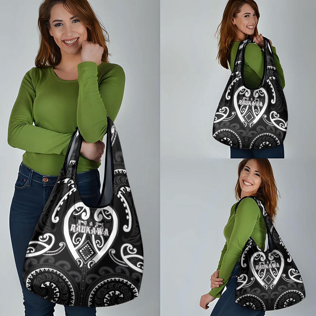 Aotearoa Ngati Raukawa Grocery Bag Maori Tribal Pattern LT05 - Polynesian Pride