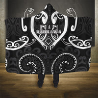 Aotearoa Ngati Raukawa Hooded Blanket Maori Tribal Pattern LT05 - Polynesian Pride