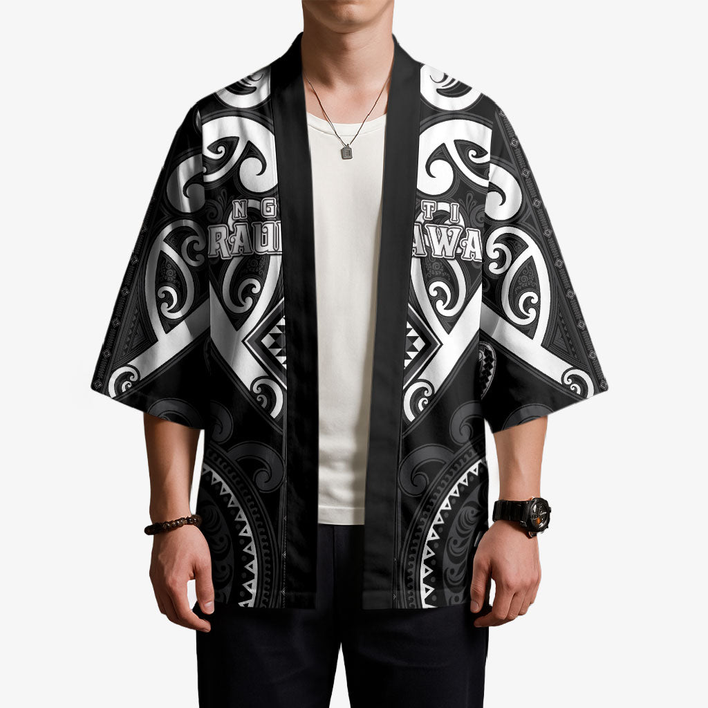 Custom Aotearoa Ngati Raukawa Kimono Maori Tribal Pattern LT05 - Polynesian Pride