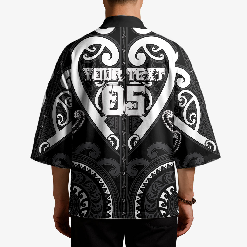 Custom Aotearoa Ngati Raukawa Kimono Maori Tribal Pattern LT05 - Polynesian Pride