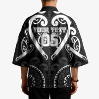 Custom Aotearoa Ngati Raukawa Kimono Maori Tribal Pattern LT05 - Polynesian Pride