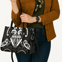 Aotearoa Ngati Raukawa Leather Bag Maori Tribal Pattern LT05 - Polynesian Pride