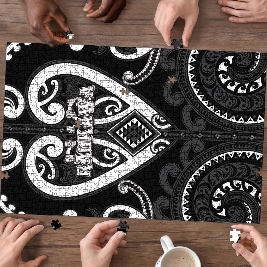 Aotearoa Ngati Raukawa Puzzle Maori Tribal Pattern LT05 - Polynesian Pride