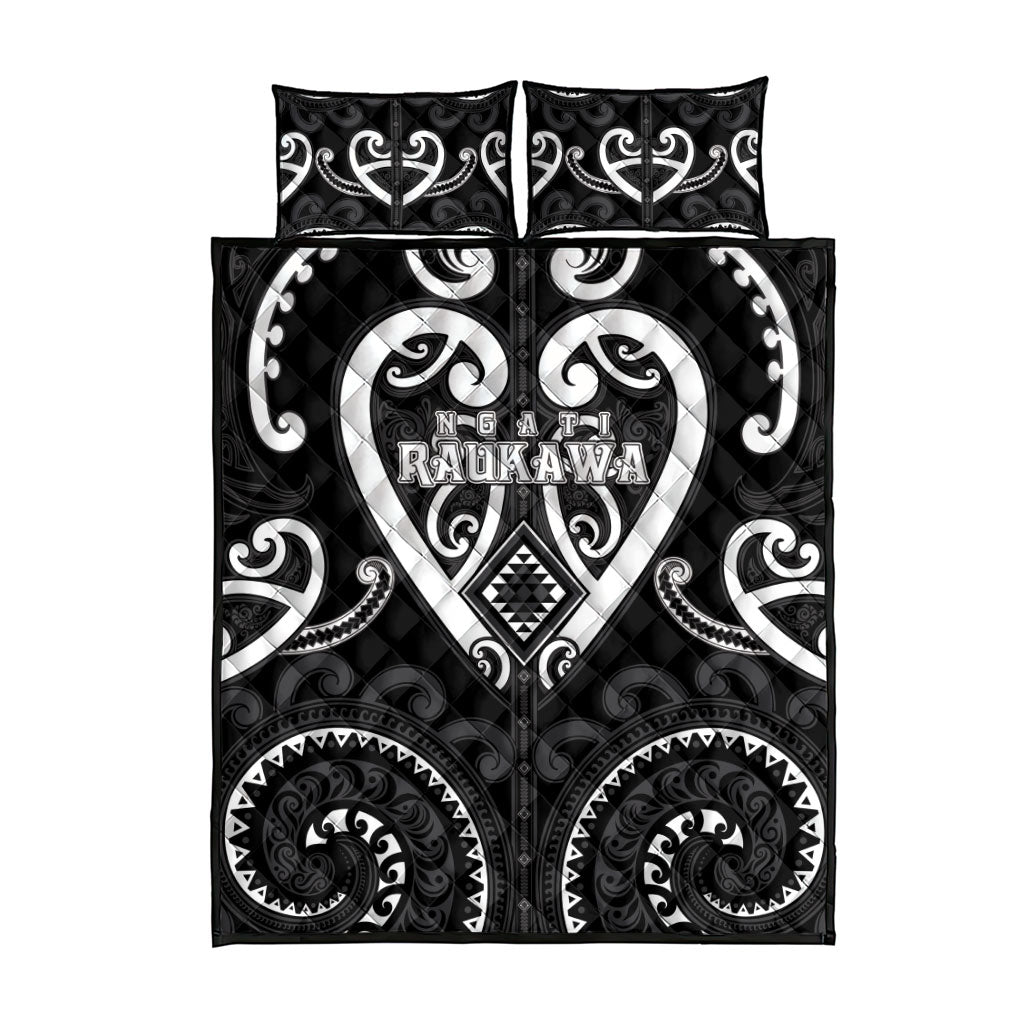Aotearoa Ngati Raukawa Quilt Bed Set Maori Tribal Pattern LT05 - Polynesian Pride