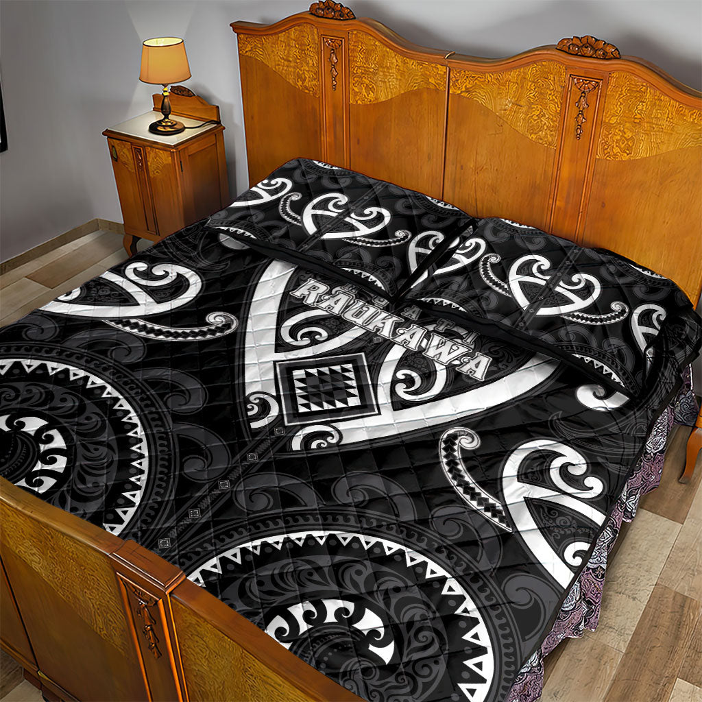 Aotearoa Ngati Raukawa Quilt Bed Set Maori Tribal Pattern LT05 - Polynesian Pride