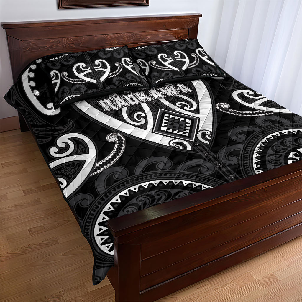 Aotearoa Ngati Raukawa Quilt Bed Set Maori Tribal Pattern LT05 - Polynesian Pride